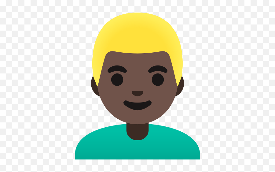 Dark Skin Tone Blond Hair Emoji - Gambar Kepala Botak Kartun,Images Of Blond Haired Caucasian Female Emojis