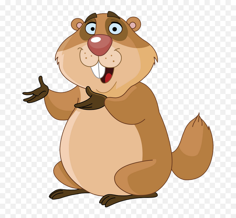 Groundhog Clipart Transparent 2 - Clipart World Cartoon Groundhog Emoji,Ground Hog Woodchuck Emojis