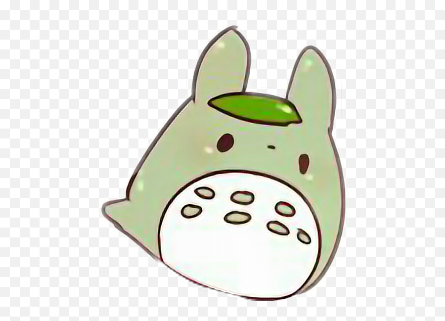 Ghibli Totoro Chibi Kawaii Sticker - Dot Emoji,Ghibli Emoji Png