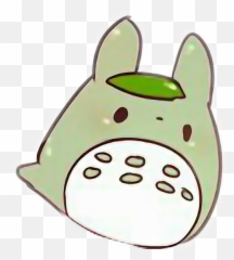 Ghibli Totoro Chibi Kawaii Sticker - Dot Emoji,Ghibli Emoji Png