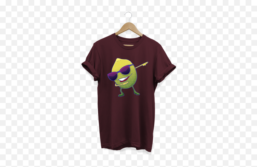 Lemon Lime Dabbing Tee Shirt For Men - Customized T Shirts In Ghana Emoji,Emoticon Emoji Tee Shirt Girls 10-12