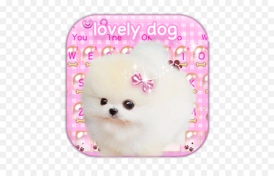 Cute White Dog Keyboard Theme - Google Play Soft Emoji,Dog Emoji Keyboard