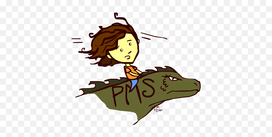 Riding The Dragon Aka Random Thoughts - Pms Dragon Emoji,Emotion Beast