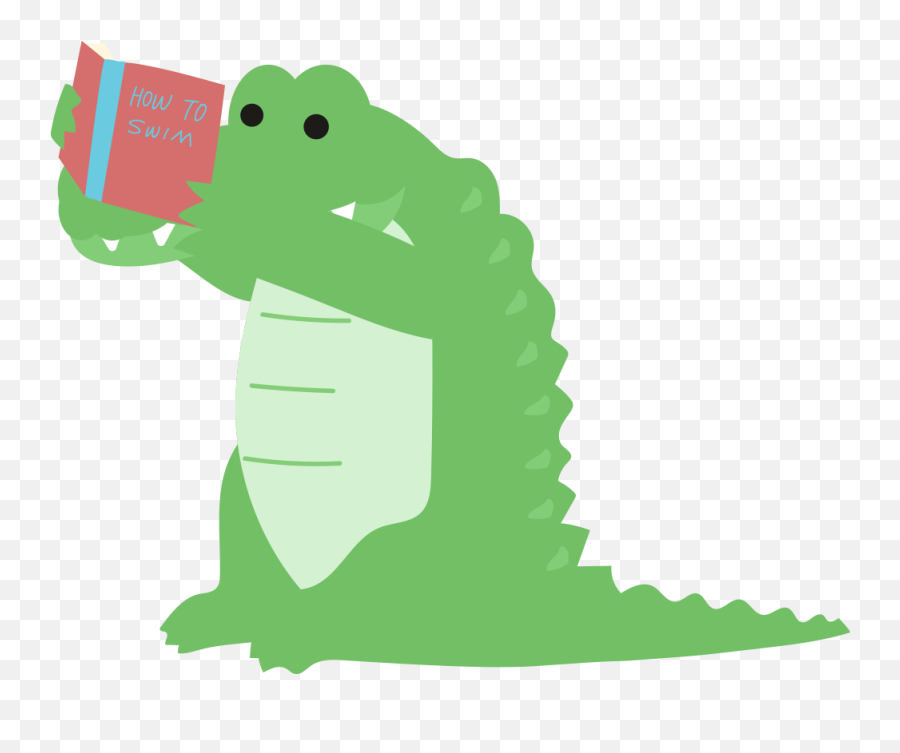 Buncee - Smart Alligator Cartoon Emoji,Alligator Emoji