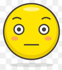 Flushed Face Free Icon Of 780 Free Vector Emoji - Visage Qui Rougit Gif,Blushing Face Fb Emoticon