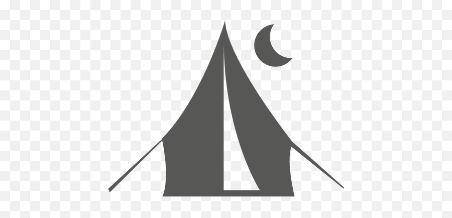 Tent Under Moon Icon Transparent Png U0026 Svg Vector Emoji,Fb Emoticon Tent