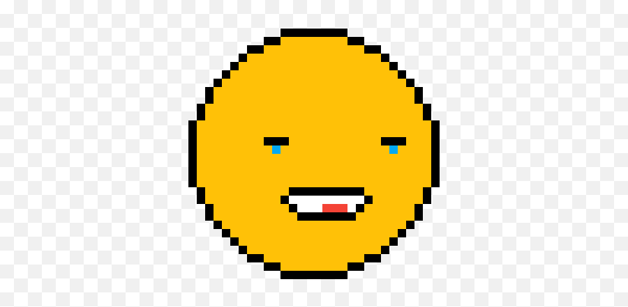 Pixilart - Smile Emoji D By Henrysanto Pixel Pong Ball Png,:d Emoji