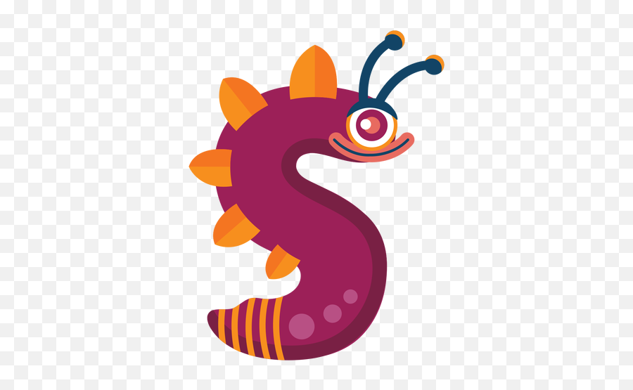 S S Letter Monster Flat Transparent Png U0026 Svg Vector Emoji,Red Letter E Emoji