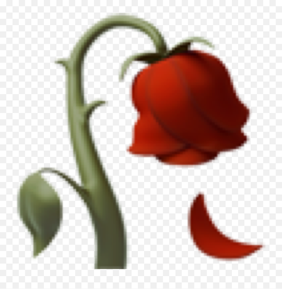Rose Clipart Emoji Rose Emoji - Dead Rose Emoji Transparent,Plum Emoji