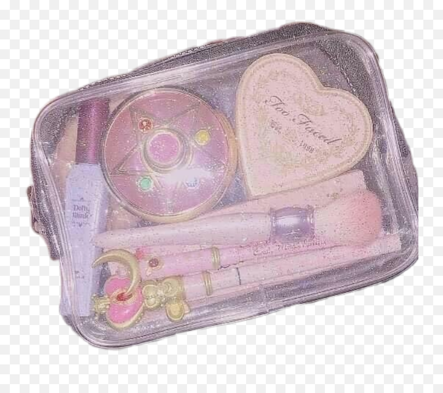 Makeup Sailormoon Bag Silveraesthetic Emoji,Emoji Makeup Bag