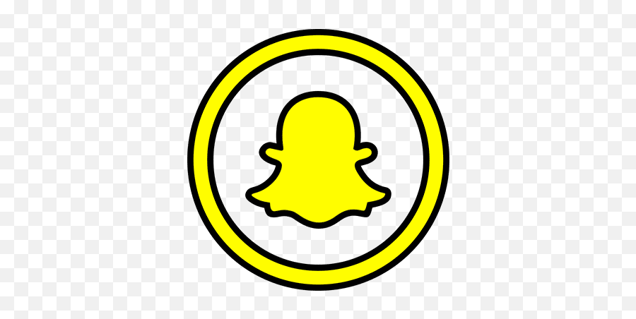 Snapchat Round Line Color Icon Png And Svg Vector Free Download - Snapchat Emoji,Snapchat 100 Emoji