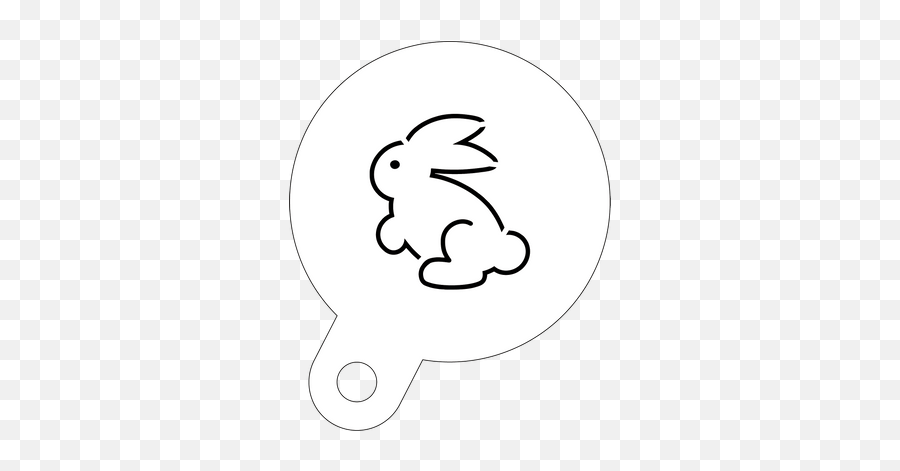 Coffee Stencils Duster - Food Safe U2013 Tagged Coffee Emoji,Bunny Emoticon Line