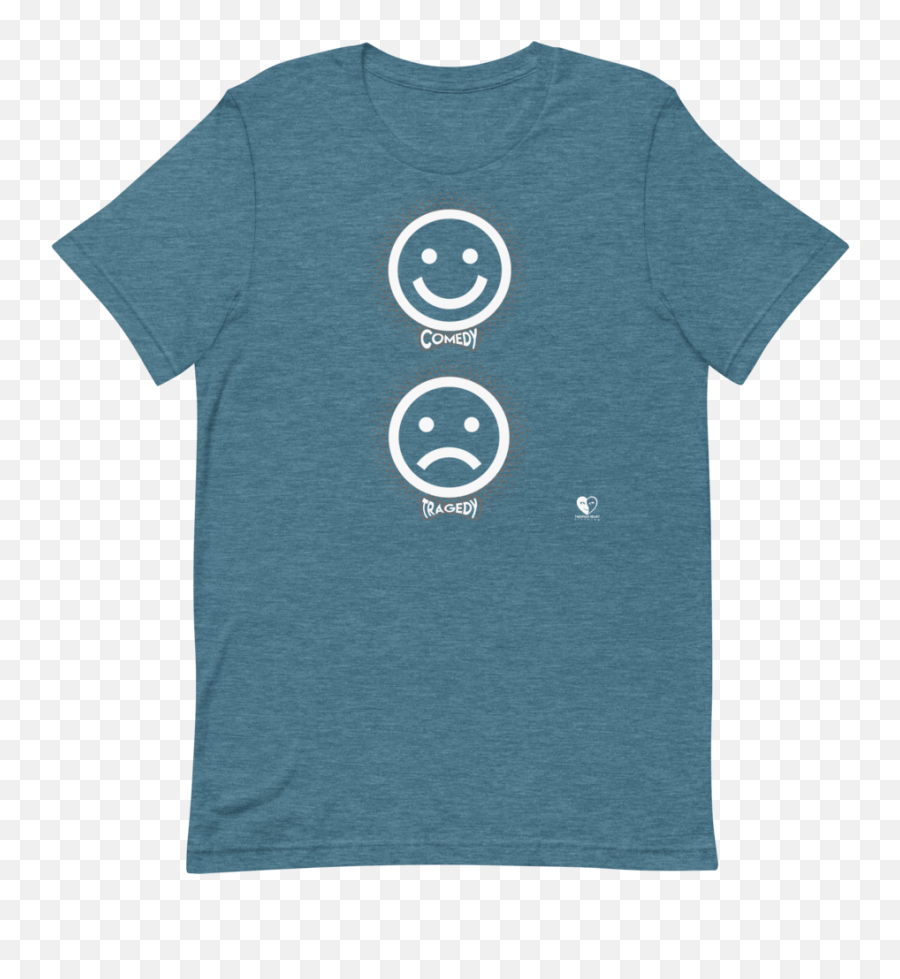 Acting Shirts Comedy U0026 Tragedy Emoji Short Sleeve Unisex,Moon Phase Emoji Black And White