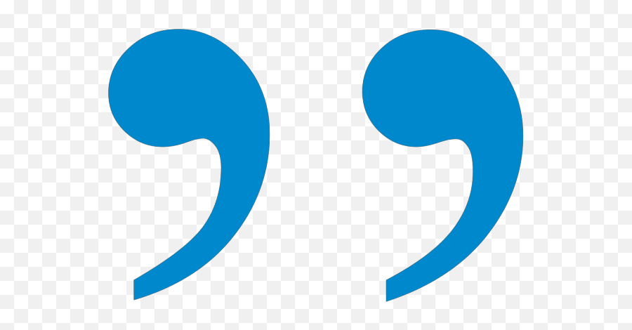 Blue2 Quote Mark Png Svg Clip Art For Web - Download Clip Emoji,Quotation Mark Emoticon