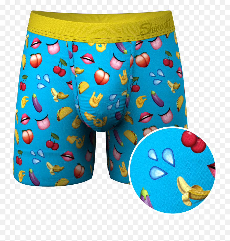 The Innuendo Emoji Ball Hammock Pouch Underwear,Hawaii Emoji