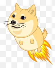 The Sob Doge - Doge On A Rocket Emoji,Doge Emoji