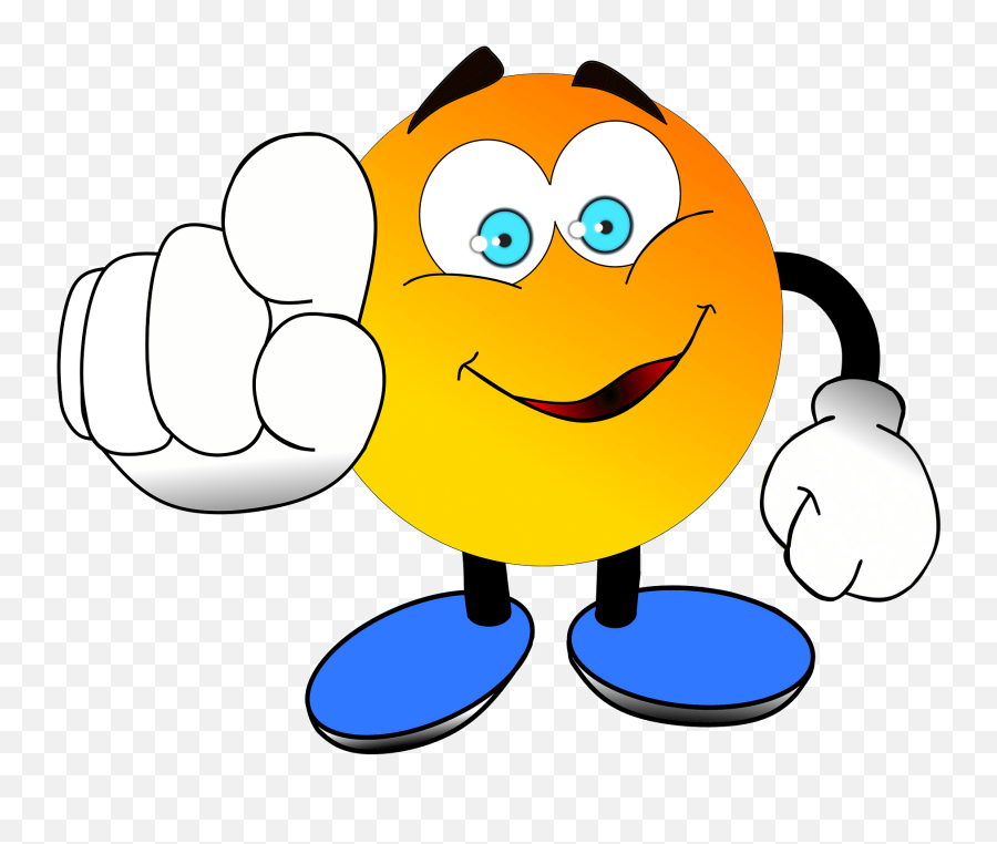 Pointing Finger Smiley Clipart - Your Turn Smiley Emoji,Pointing Emoji Face