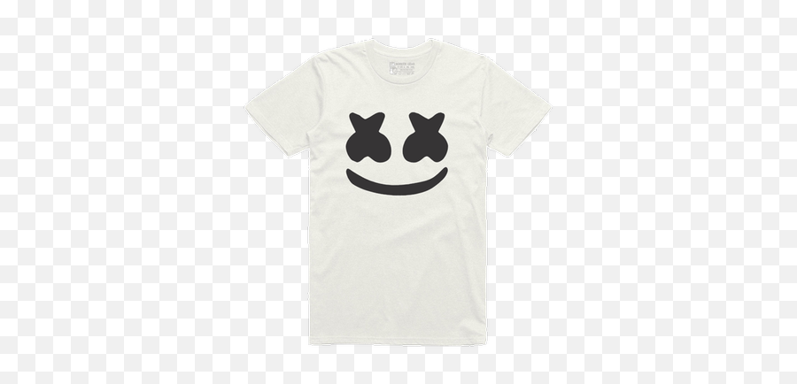 Marshmello Eyes T Shirt By Bonker Gear - Short Sleeve Emoji,Marshmello Emoticon