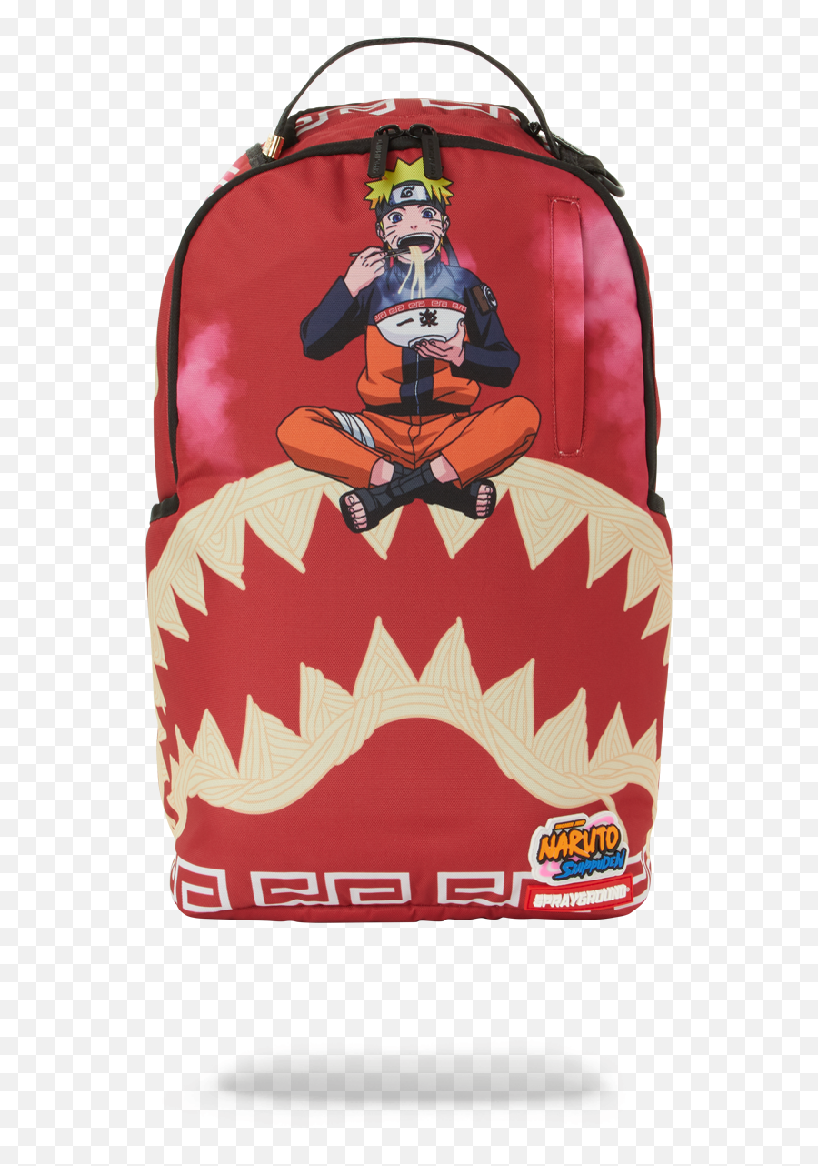Naruto Shippuden Ramen Shark Backpack - Naruto Ramen Shark Backpack Emoji,Marvel Emoji Backpack