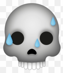 Animated Skull Emoji Png Image With No - Animated Skull Emoji,Skull Emoji