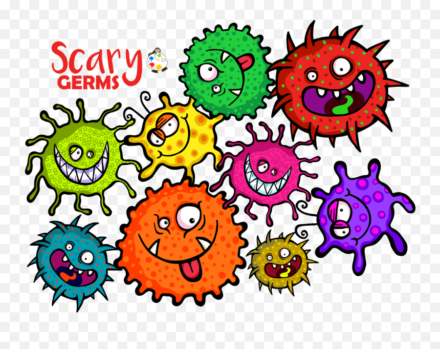 Prawnyu0027s Clip Art Shop - Teaching Resources Tes Germs Clipart Emoji,Emoji Microscope And Fish