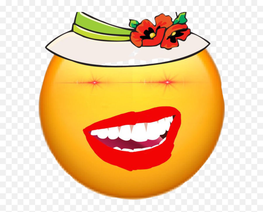Cursed Emoji Funny Form Of Popular Symbols - Ladies Hat Clip Art Png,Cursed Emoji Transparent