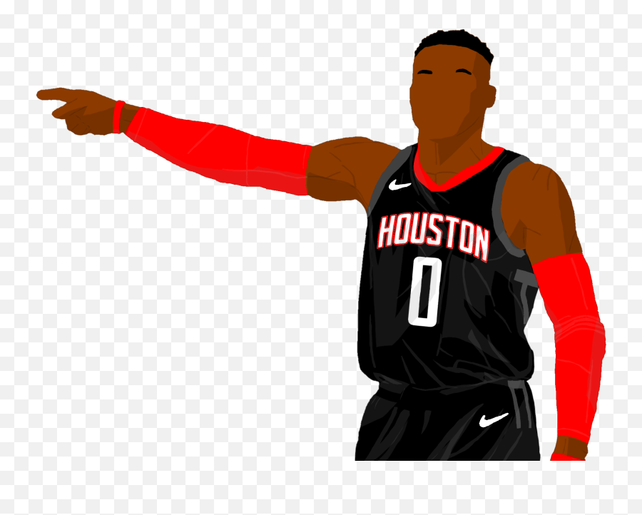 The Most Edited - Russell Westbrook Rockets Transparent Background Emoji,Russell Westbrook Emoji Shirt