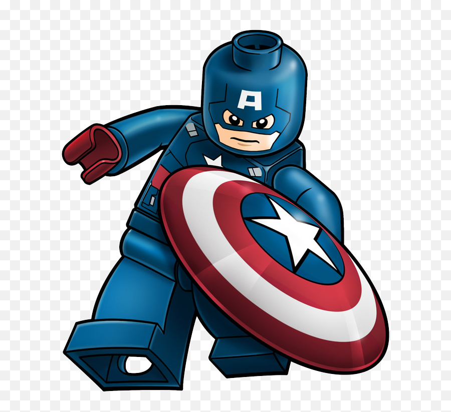 Captain America Lego Hd Clip Art Png - Lego Captain America Drawing Emoji,Captain America Emoji