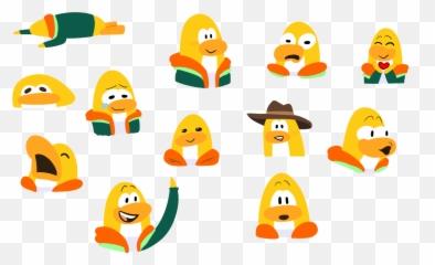 Maci Commissions Open On Twitter Hey Club Penguin - Happy Emoji,Band Name Using Emojis