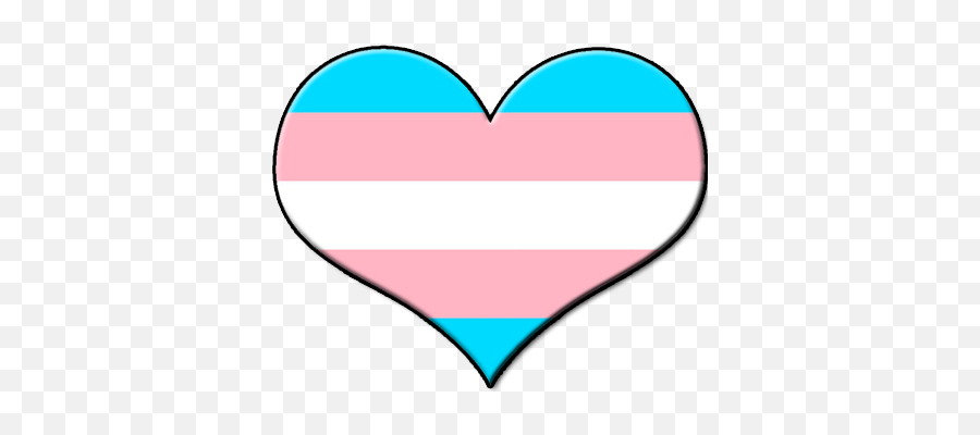 Transpride - Trans Flag In A Heart Emoji,Trans Heart Emoji