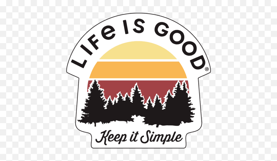 Accessories Keep It Simple Small Die Cut Decal Life Is - Simple Posters Emoji,Good Times Emoji