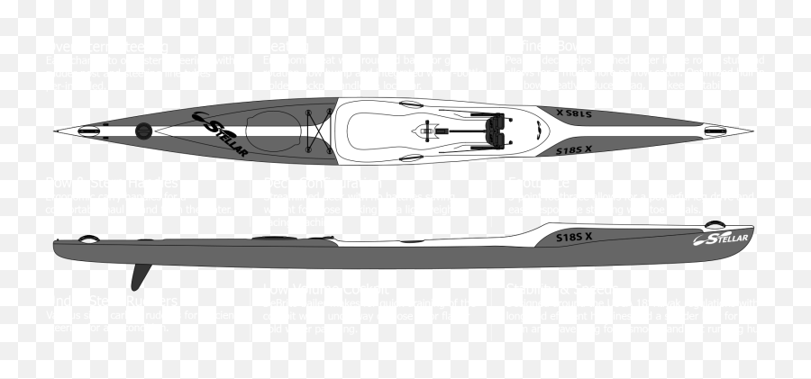 Stellar 18u0027 Surf Ski S18s X - Stellar Kayaks Usa Boating Emoji,Emotion Kayak 2004