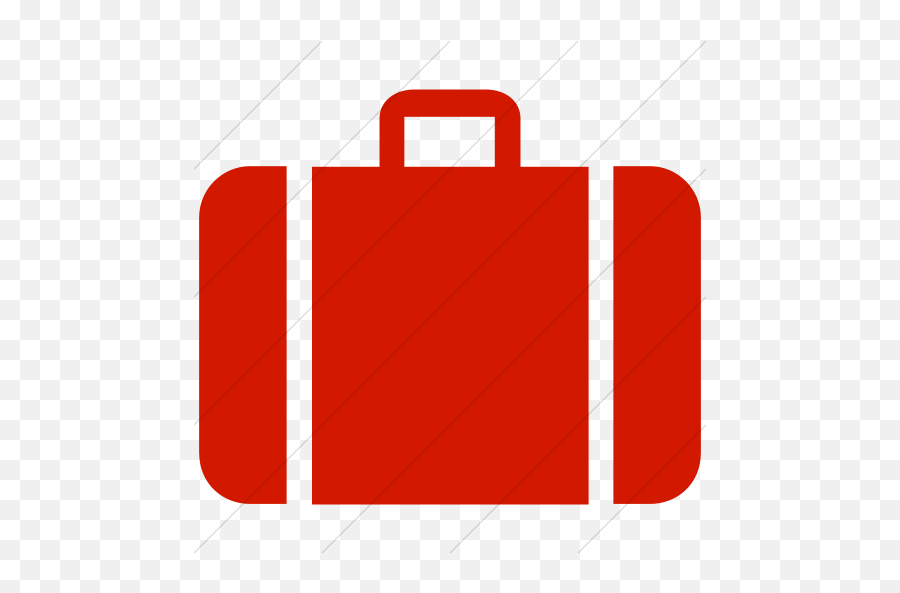 Simple Red Aiga Baggage Claim Icon - Blue Luggage Icon Png Emoji,Facebook Emoticons Suitcase