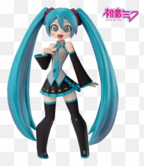 Furyu Hatsune Miku Toonize B Anime - Cartoony Miku Figure Emoji,Miku Hatsune Emoticons