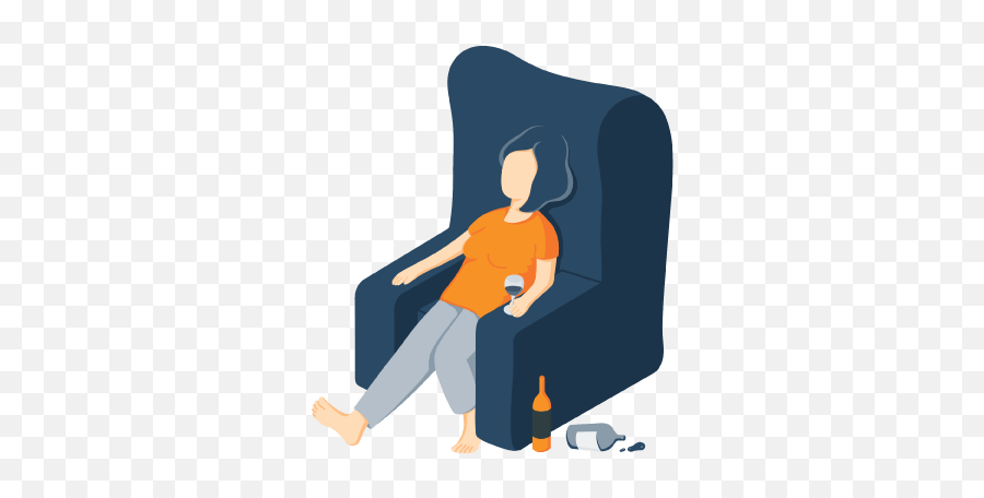 Causes Excessive Sleeping - Sitting Emoji,Blue Chair Throwing Away Negative Emotions