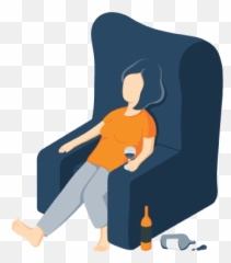 Causes Excessive Sleeping - Sitting Emoji,Blue Chair Throwing Away Negative Emotions