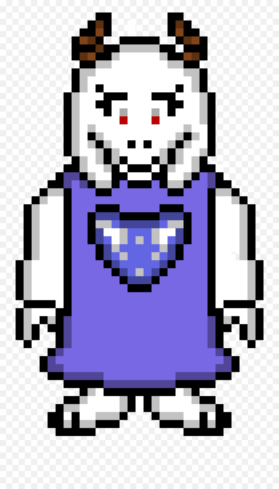 Pixel Art Gallery - Undertale Toriel Pixel Arts Png Emoji,Toriel Emoticons