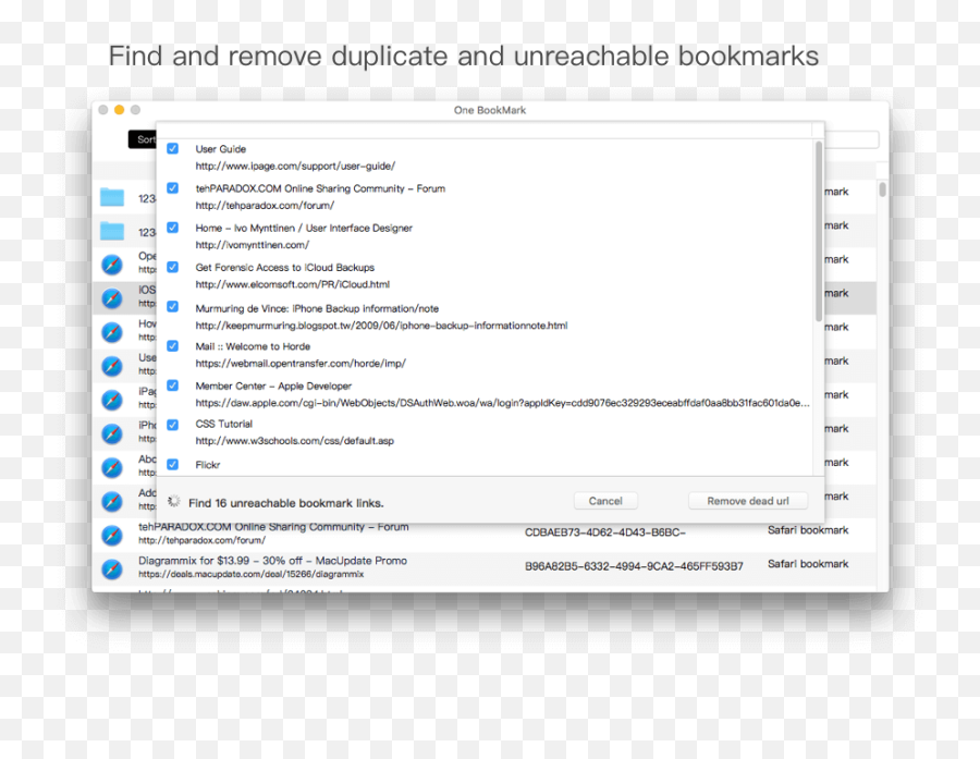 One Bookmark Sync And Manage All Browser Bookmarks Find - Vertical Emoji,Emoticon Bookmarks