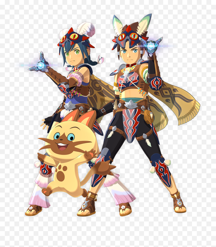 Monster Hunter Stories 2 Capcom - Monster Hunter Stories 2 Protagonist Emoji,Monster Hunter World Emojis