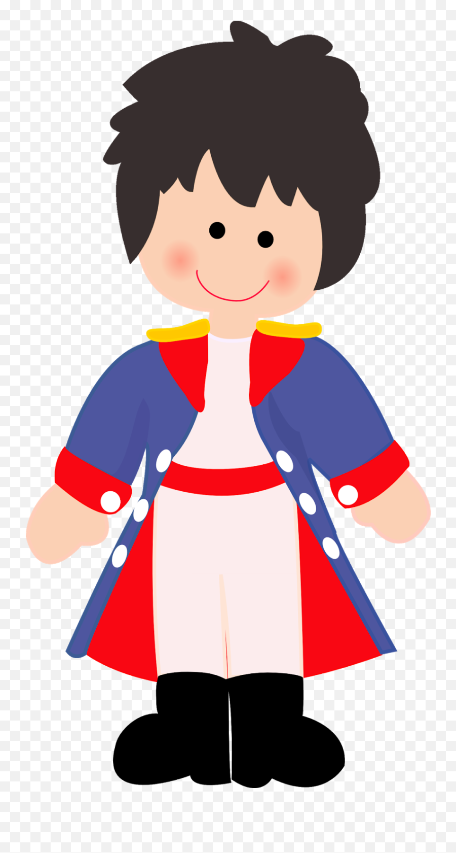 Little Prince Face Clipart Png - Pequeno Principe Cabelo Preto Png Emoji,The Little Prince Emoticon