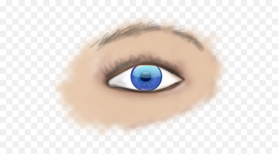 Blue Eye Drawing - Png Emoji,How To Draw Eyes With Emotion