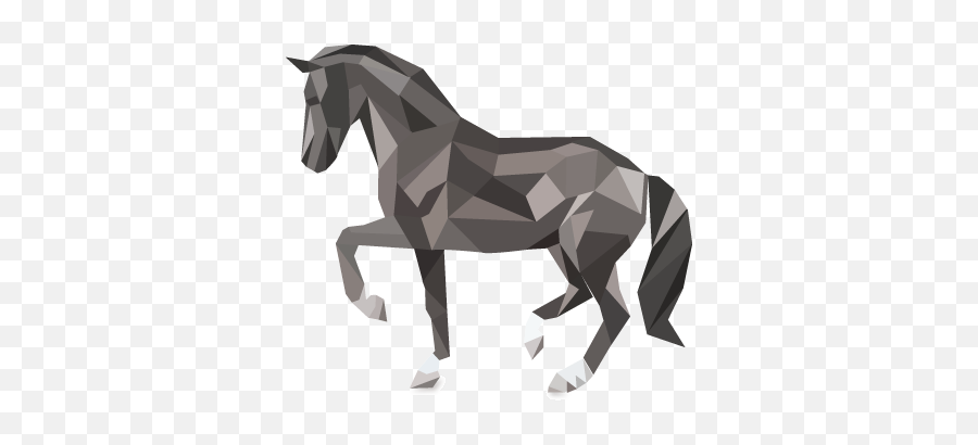 Geometric Horse Wall Decal Emoji,Horse Emoji Pillow