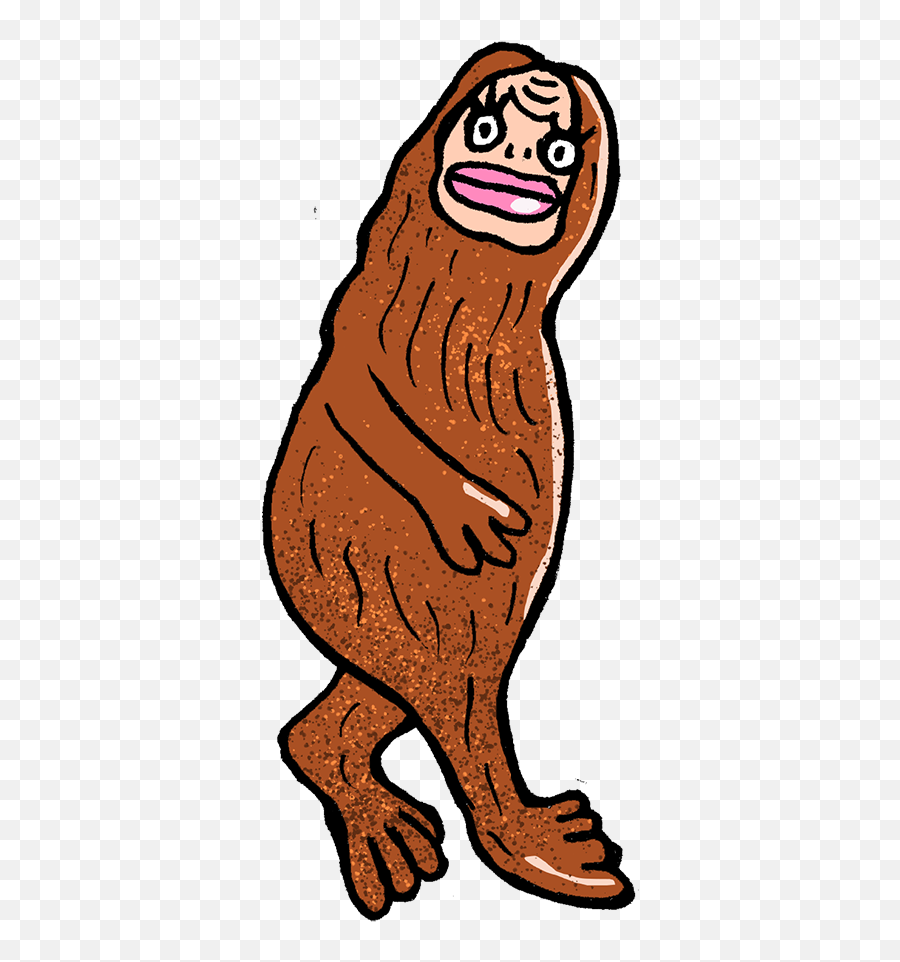 Bigfoot Ok Whatever - Ugly Emoji,:bigtoot: Emoticon