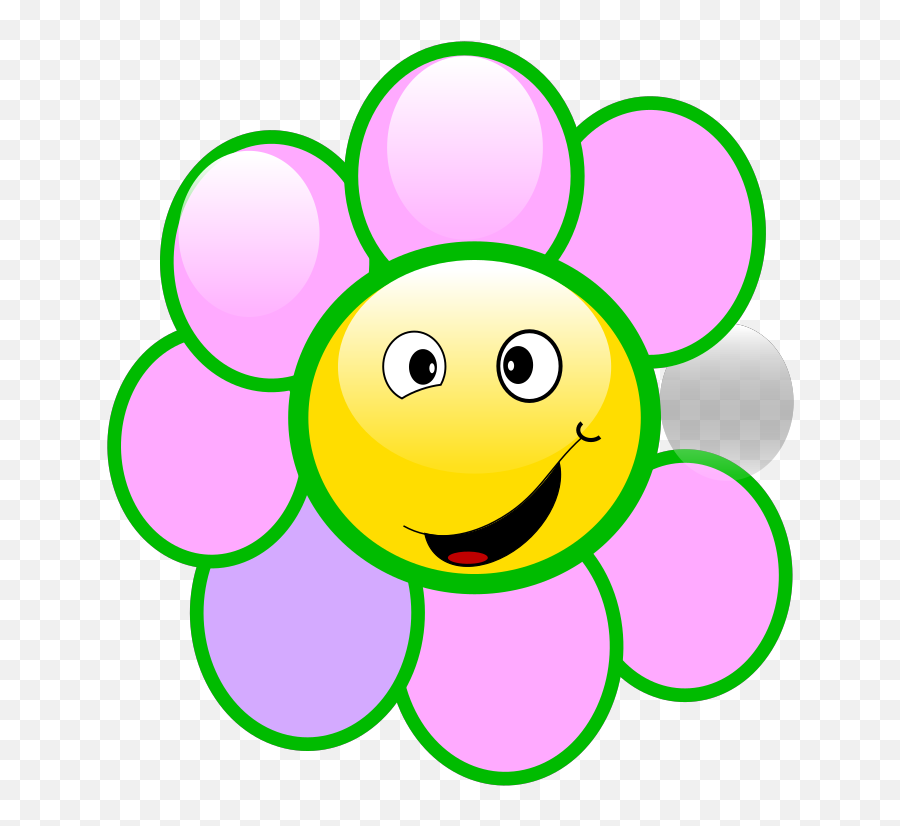 Blue Flower Png Svg Clip Art For Web - Download Clip Art Emoji,Flower Emoticon Images