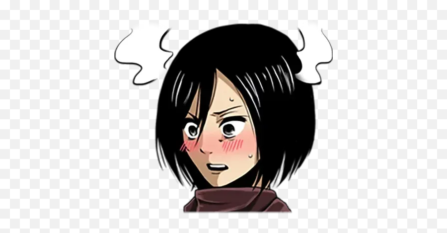 Shingeki No Kyojin Sticker Pack - Stickers Cloud Emoji,Attack On Titan Emotion Face