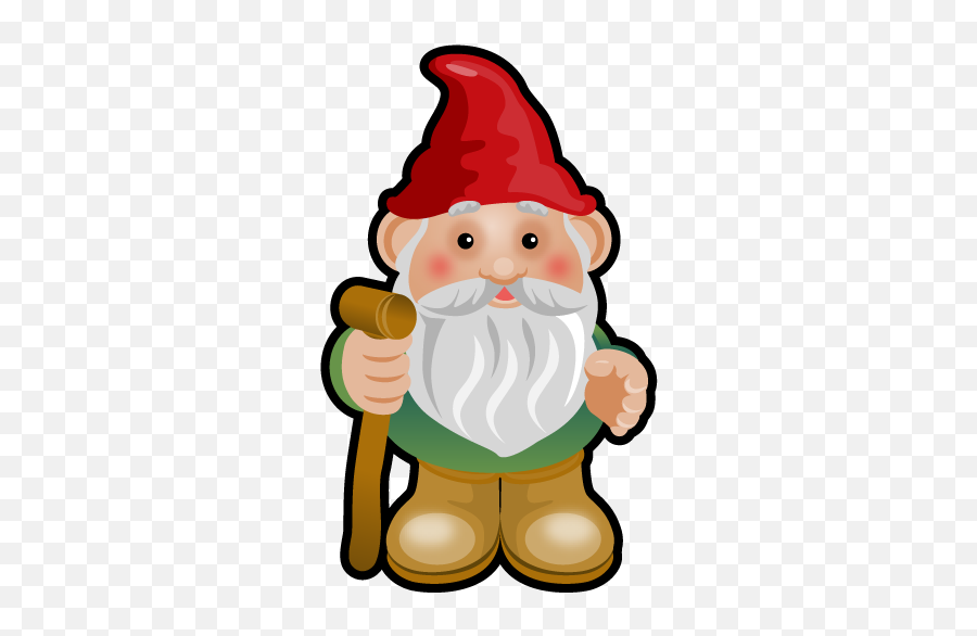 Gnome Clipart Transparent Gnome - Transparent Gnome Clip Art Emoji,Garden Gnome Emoji