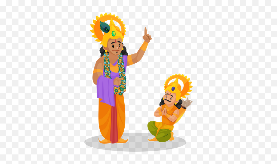 Best Premium Lord Krishna Throwing Wheel Illustration Emoji,Emotion Lords