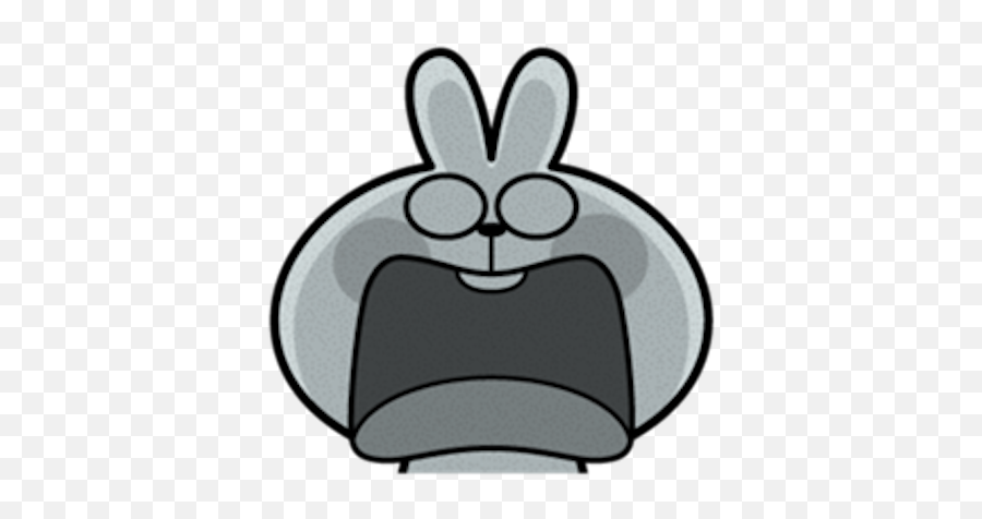 Spoiled Rabbit 1 By Binh Pham Emoji,Bunny Emoticon Line