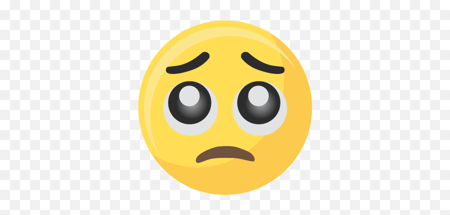 Jobjeez Emoji,Pleading Face Emoji