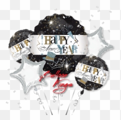 New Year Champagne Bottle Bouquet D - Balloon Kings Emoji,New Years Eve Emoji
